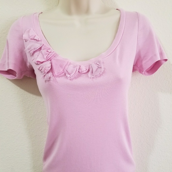 donating soon...J. Crew Perfect Fit Tee Flower - Picture 2 of 6